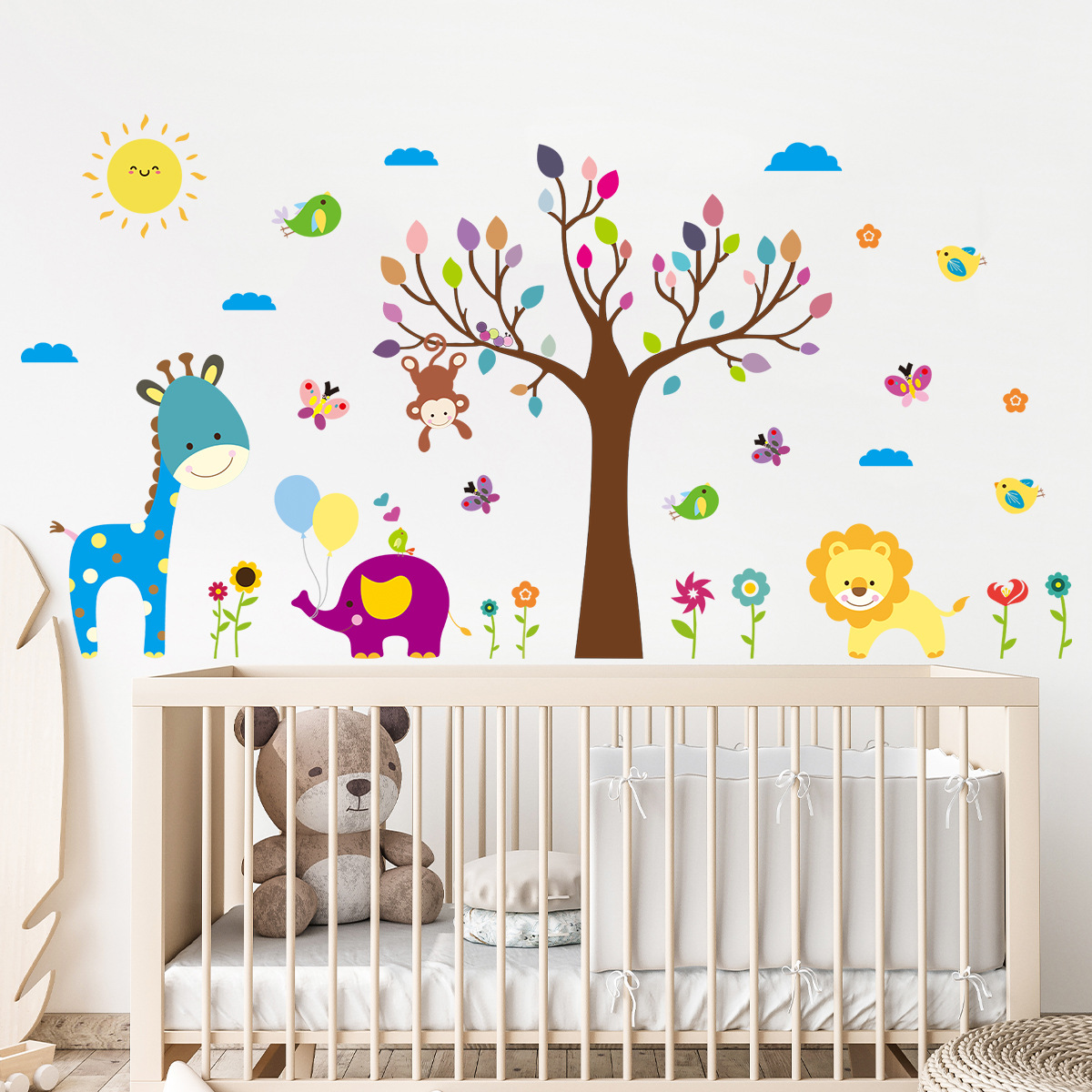 Autocollants Muraux avec Graff - Baby Nursery Tree avis et prix