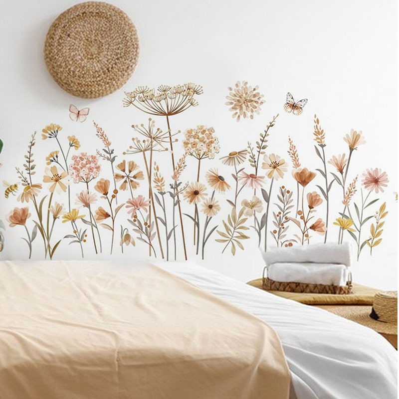 Autocollants muraux Boho fleur - Baby Nursery Plants avis et prix