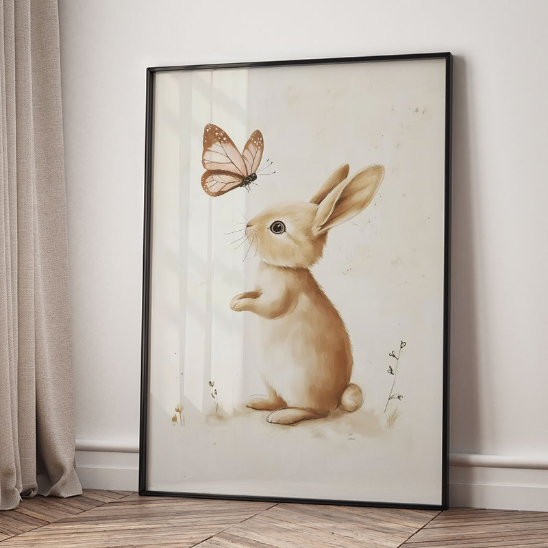 Affiches d'animaux (Ours, Lapi - Animals Baby Nursery avis et prix