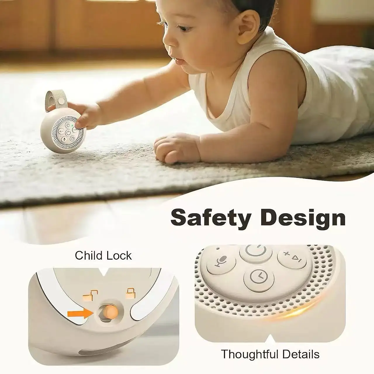 Machine à bruit blanc recharge - Baby Sound Machine White avis et prix