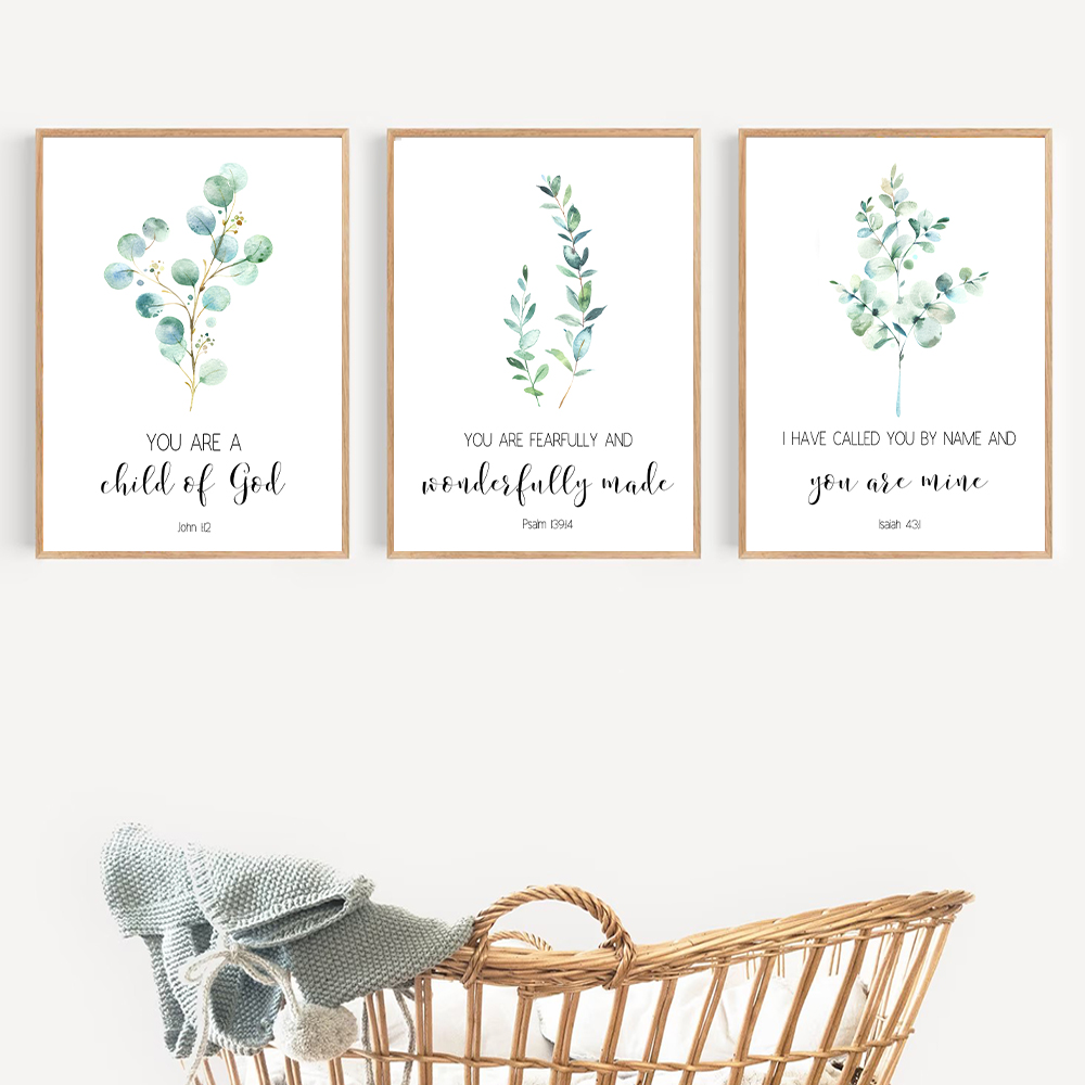 Affiche d'art mural chrétien p - Baby Boy Nursery Quotes avis et prix
