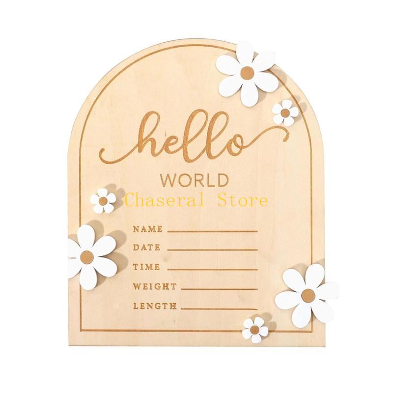 E7CE – Plaque nominative en bo - Baby Nursery Unisex avis et prix