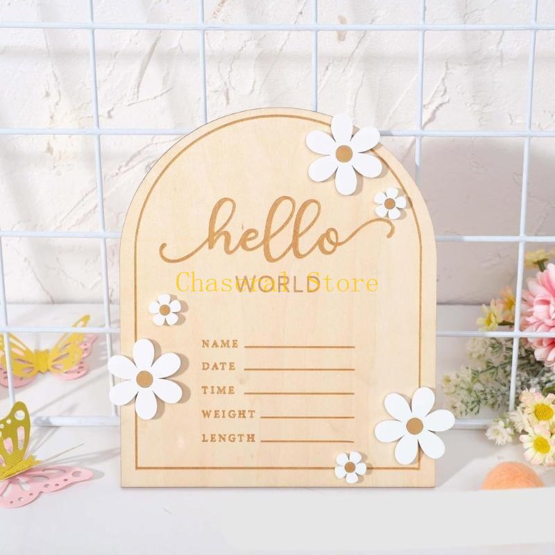E7CE – Plaque nominative en bo - Baby Nursery Unisex avis et prix