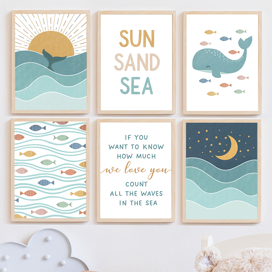 1 pièce, sans cadre, peinture  - Baby Boy Nursery Quotes avis et prix
