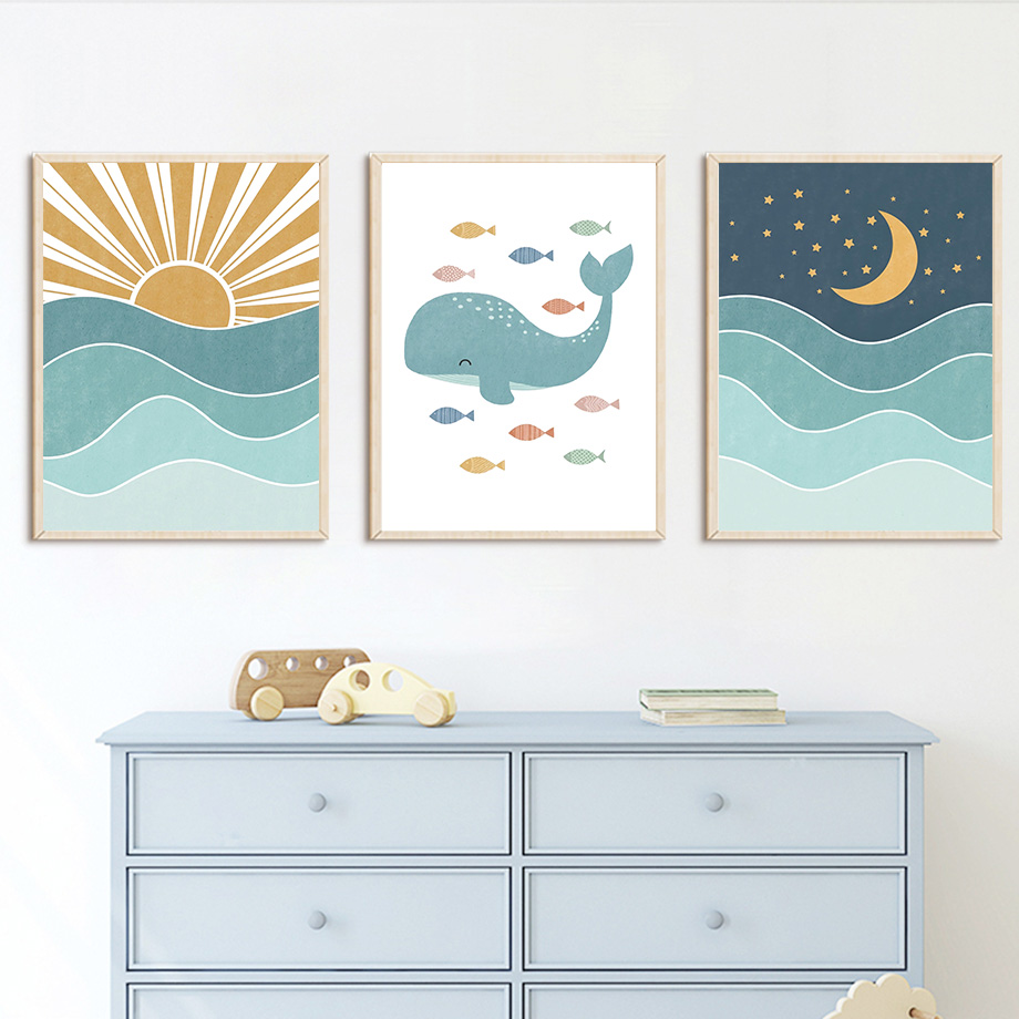 1 pièce, sans cadre, peinture  - Baby Boy Nursery Quotes avis et prix