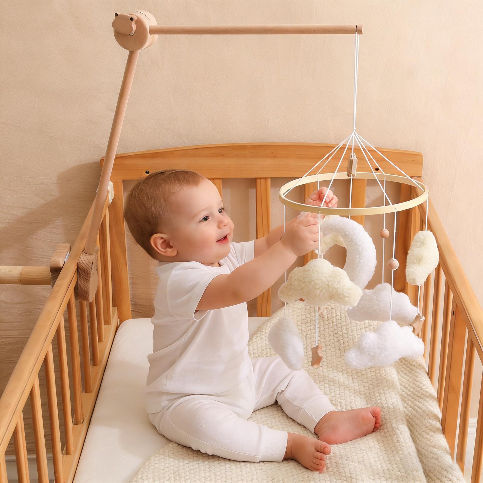 Mobile de lit bébé en bois, jo - Baby Nursery Decor Boy avis et prix
