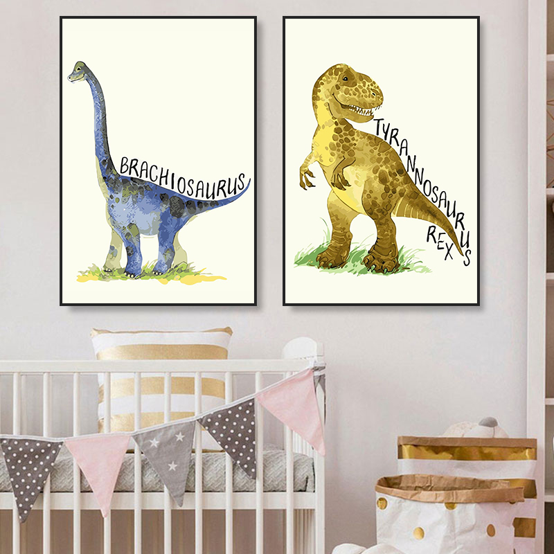 Affiche de Dinosaure Interconn - Baby Nursery Animal Pictures avis et prix