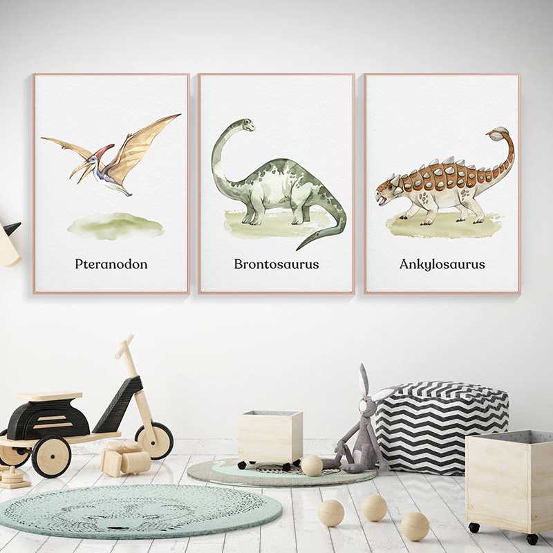 Affiche de Dinosaure Interconn - Baby Nursery Animal Pictures avis et prix